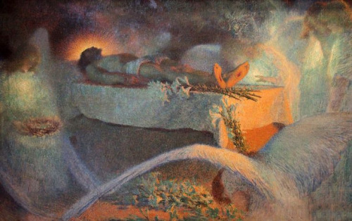 Vlaho Bukovac - Christ Lying in State - 1906