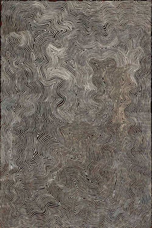 colin-vian: Warlimpirrnga Tjapaltjarri (Australian-Aboriginal, b. c. 1958, east of Kiwirrkurra, West