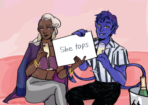 caroclutter:  I’m chasing my best life and drawing shippy Kurt & Ororo memes ♡ Pics here on twit
