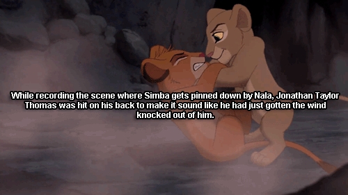 avengetheangels:Trivia from The Lion King