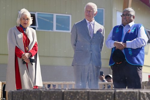 The Prince of Wales and The Duchess of Cornwall visit the Ceremonial Circle and Dettah, Yellowknife,