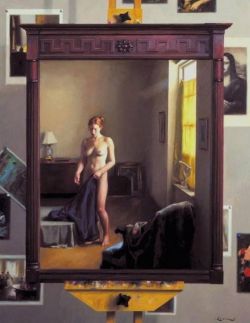 artbeautypaintings:  Mirror image - Steven J. Levin