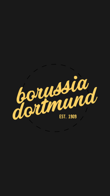 koenigreus: minimalist borussia dortmund wallpapers