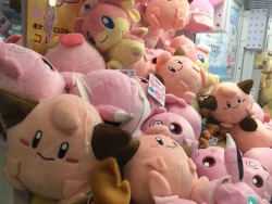 snowbellepc:  Nurse Joy series UFO Catchers in Ikebukuro (released January 2015) 