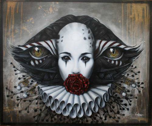 crossconnectmag:  The Paintings of  Sophie WilkinsPainter and muralistPainting for me is a basic need. A need to express in picture this parallel universe dancing in my head.    FacebookLike our different Facebook     Posted by Andrew