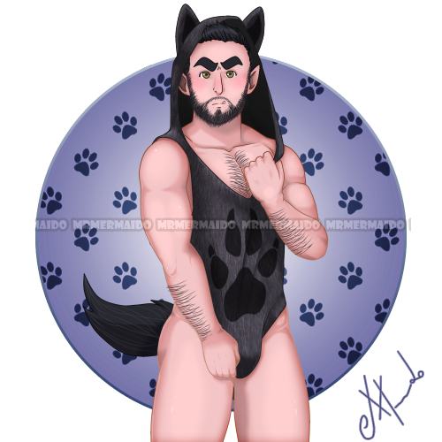 mrmermaido:  Commission - wolfenizer:DD