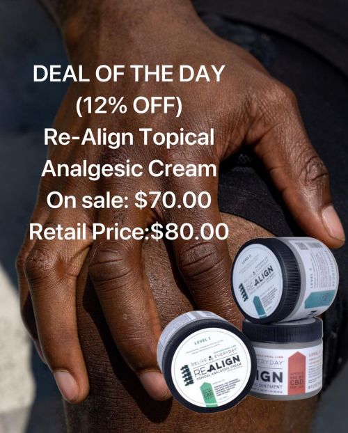 Topicals from RE-ALIGN are available in 3 levels. Each level topical analgesic contains phytocannabi