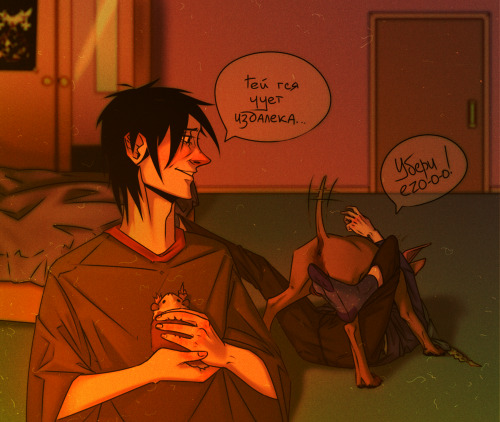 Staig week day 3: Pets/Family Stan: Gay sees another gay from afar&hellip;Craig: Get him off me-e-e!