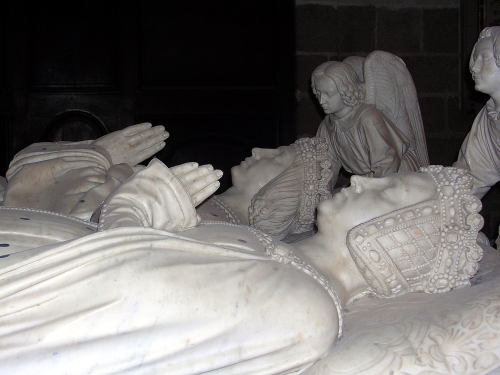 Tomb of François II, Duke of Brittany (d. 1488) and Marguerite de Foix (d. 1486) in the Cathédrale S