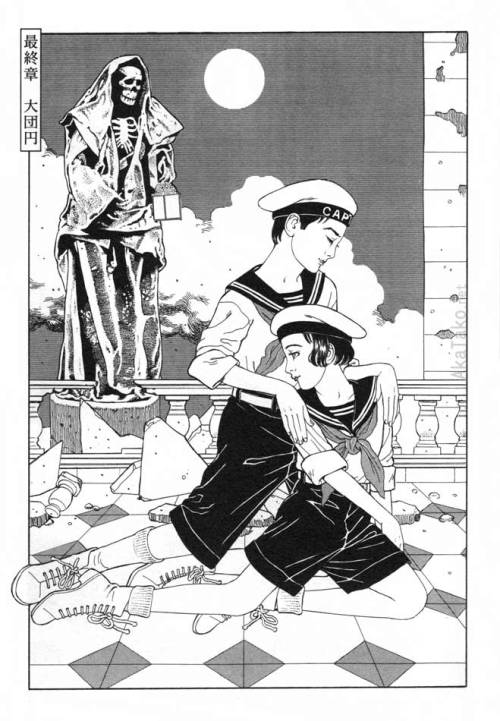FINAL CHAPTER of volume 4 of Suehiro Maruo’s epic revenge story “Tomino Jigoku”. S
