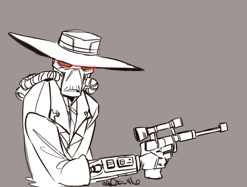 zerostop:some attempts at cad bane.love this asshole 