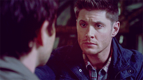 hunterhusbands:Dean and Castiel closing the distance in Road Trip