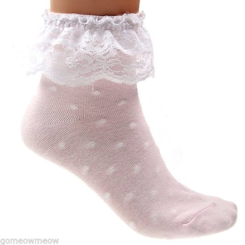 lolitaunlaced:  If your Little love frilly socks, please take a look at these! My Daddy buys these ones for me all the time (I ruin my socks a lot because I don’t like shoes!)  They’re quite cheap and the lace on them is the best, they last for ages