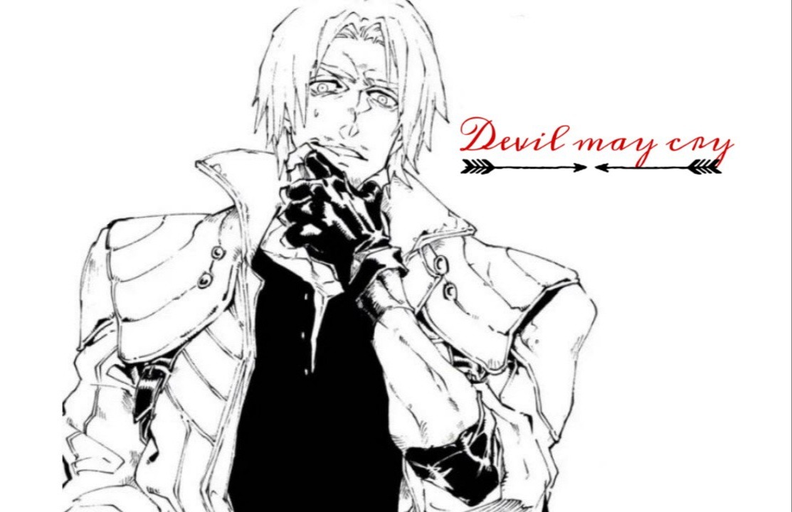 dante (devil may cry and 1 more) drawn by rx_hts