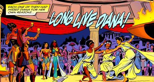 dailydccomics:and the Amazons rejoiced! (most of them)Wonder Woman #780