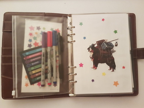 undead-potatoes: I finally finished my Book of Many Things! It’s a filofax style journal where