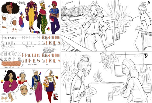 Check out some of the Brown Girls’ series art by artist Olivia Willoughby! To see more of her stuff 