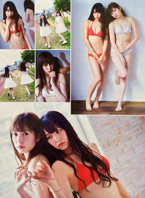 yagura-nao:  Shiroma Miru x Yoshida Akari - Phototoshoot For『Gekkan Entame』