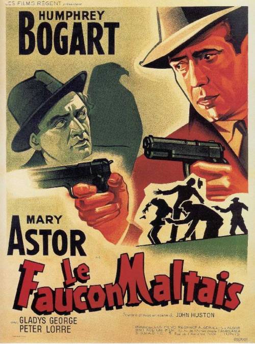 filmnoirfoundation:  Beautiful foreign market posters for birthday boy John Huston’s THE MALTESE FALCON. Let us know what your favorite Huston directed film is, either here or on our Facebook page. 