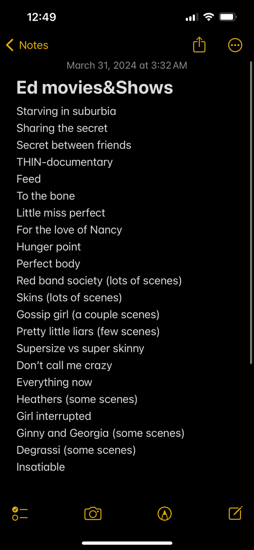 ED Movies/shows And Books