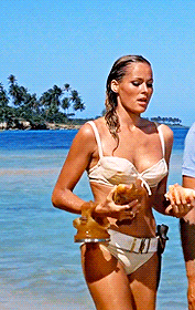 james&mdash;bond: BEST OF JAMES BOND COSTUMINGUrsula Andress as Honey Ryder in Dr. No (1962