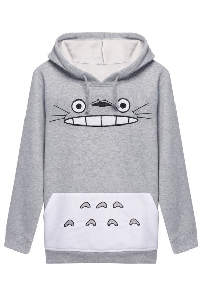 fkubicherrr:Cute Girl’s SweatshirtCartoon Embroidery  //  Cartoon FoxLetter Meow  //  Cat PrintedPla