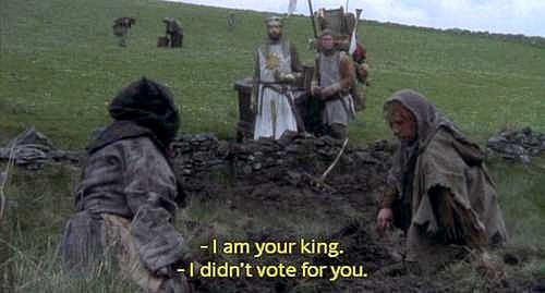 spliffytiffyt:  thats how i feel every damn day. I DIDNT FUCKING VOTE FOR YOU! FUCK.
