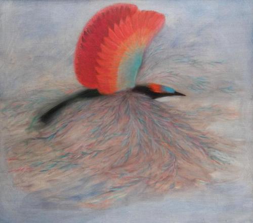 windypoplarsroom:  Viorel Marginean “The Phoenix Bird” (1990)