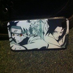snooziken:  New phone case is the best #naruto #sasuke 