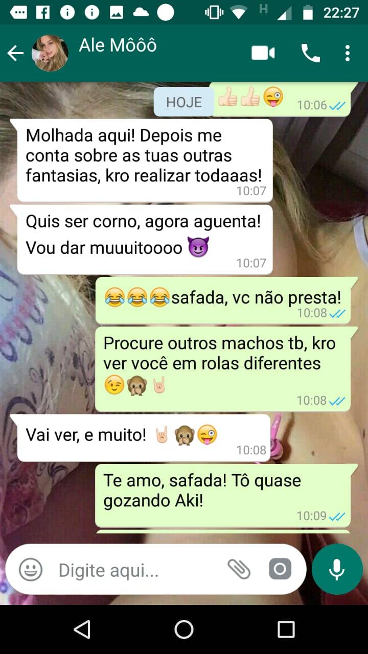 odrols:Print do casal Ale e seu corno, experimentando pela primeira vez uma aventura