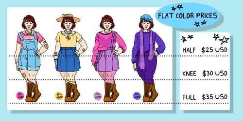 peanut-butter-goddess: i’m opening up reference sheet commissions again! three slots are available f