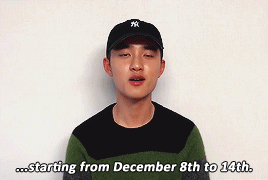 Kyungsoo’s Message For The 2nd International Film Festival & Awards