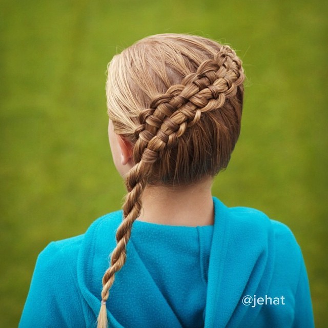 jehat hair — Zipper braid to rope twist! 💙 #twinshair...