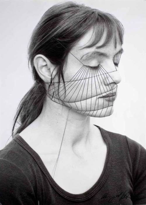 Self by Annegret Soltau Needle and thread 1975- 76   &ldquo;For me it is important to gain 