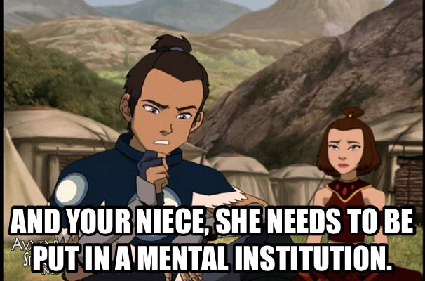 firenationandrecreation:  Sokka: Your nephew, he’s my best friend, he’s like