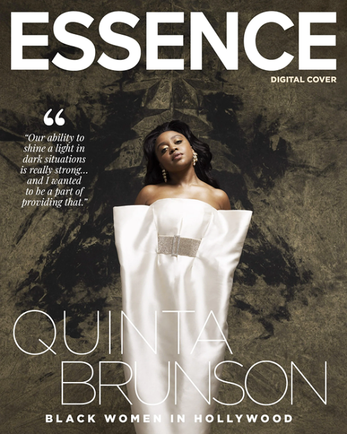 megantheestallion:  Quinta Brunson photographed by JD Barnes for ESSENCE as an ESSENCE Black Women in Hollywood honoree (2022)