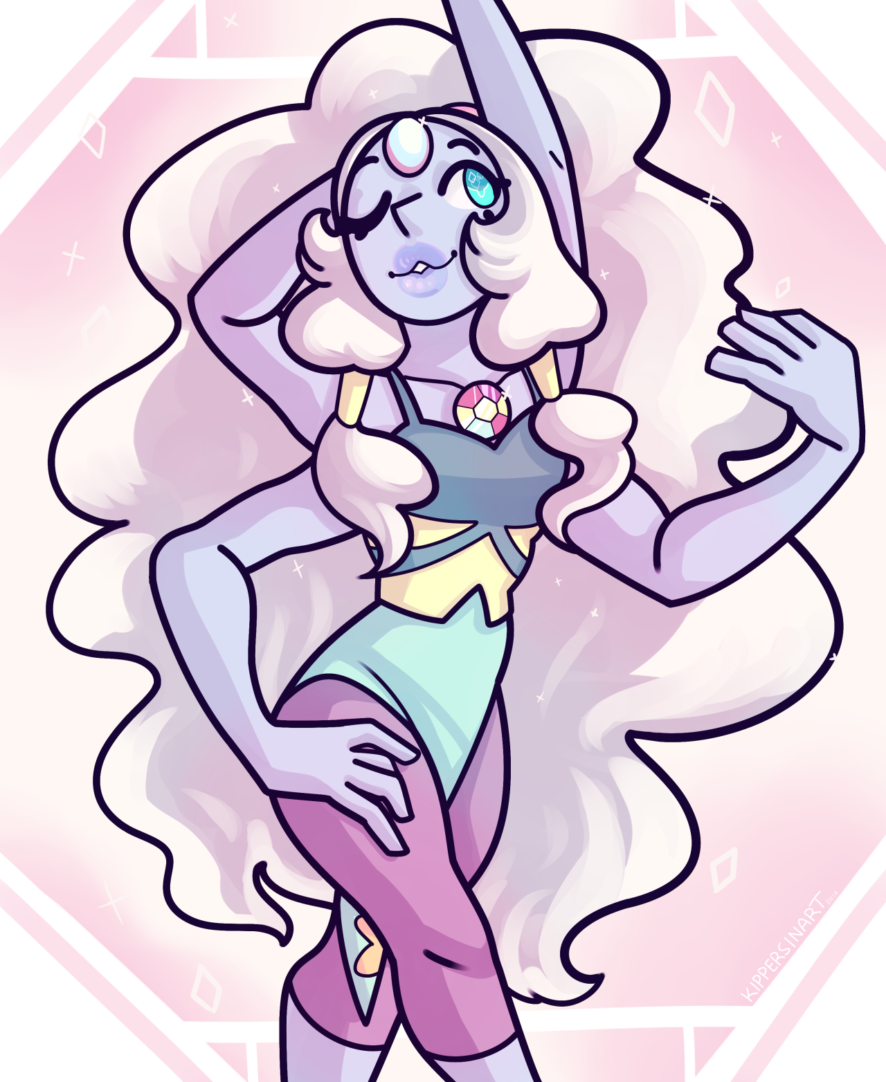 kippersinart:  fusion fusion fusion!!!!! (click for better quality) Stevonnie｜Opal｜R.Q｜Sardonyx｜Sugilite｜Garnet｜Alexandrite｜Malachite