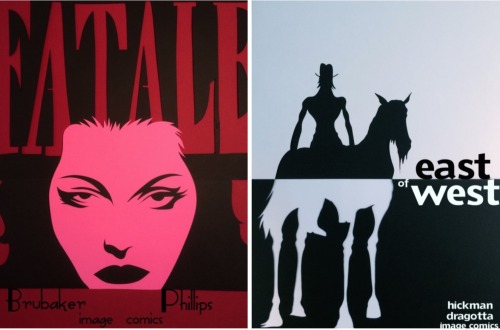 docgold13:Paper cut-out mock covers for some of my all-time favorite titles from Image Comics