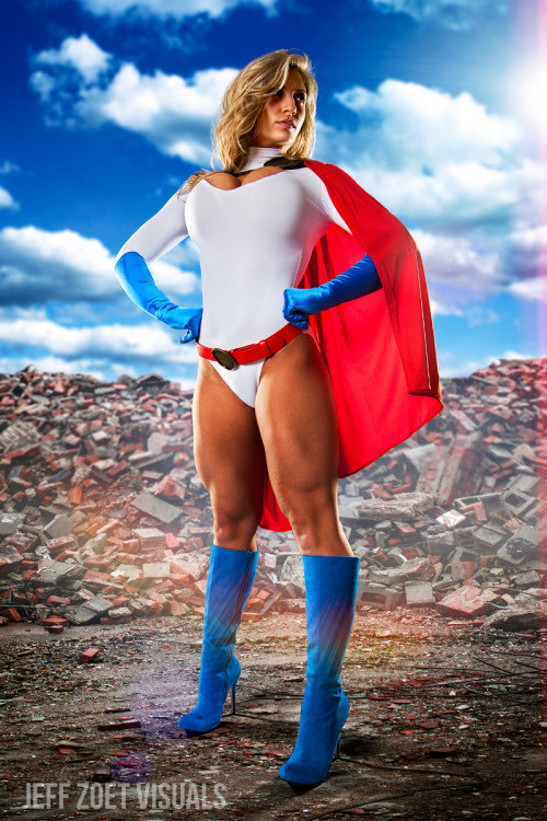 Power Girl model: Alyssa Loughran photo by: Jeff Zoet Visuals