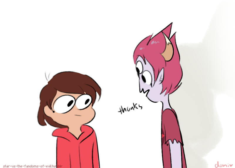 star-vs-the-fandoms-of-evil: Star and Marco and their wonderful tall angry demon