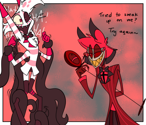 Ooh! A Tickle Fight Between Angel And Alastor!! Owo