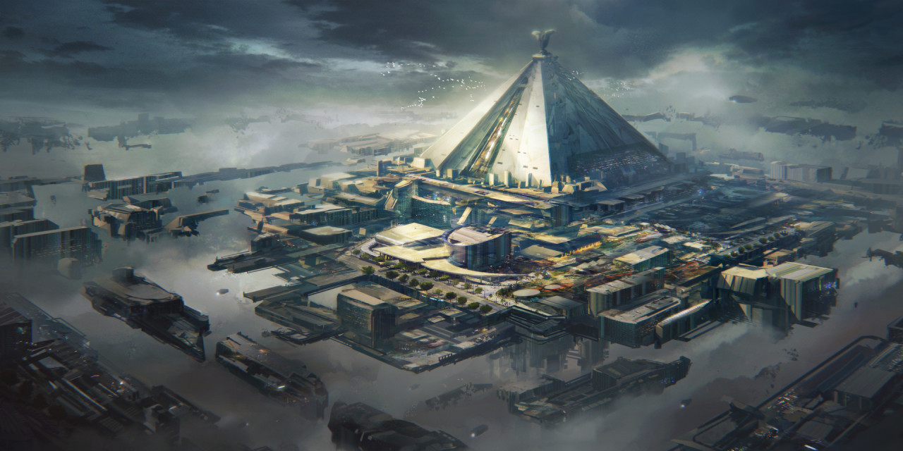cyberclays:  Game of Thrones redesign: Meereen Spaceport - fan art by Leon Tukker