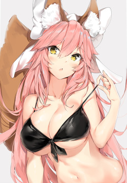 A-Titty-Ninja:  「玉藻の前」 By Silver | Twitter ๑ Permission To Reprint