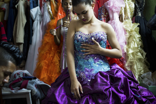 The QuinceaneraBusiness                        Girls prepare for and celebrate their quinceanera bir