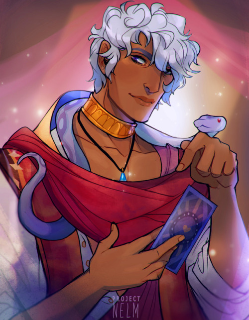 projectnelm: Asra and a very cute noodle.