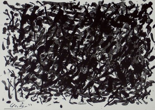 regardintemporel:   Günther  Uecker   - Ohne Titel, 1980.  