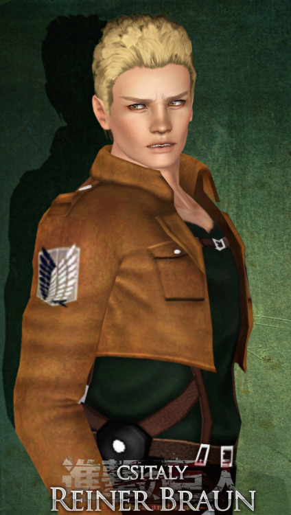 The Sims Resource - [Attack On Titan/Shingeki No Kyojin] All Corps Jacket  Set