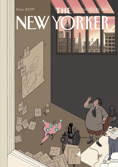 Chris Ware covers for the New Yorker