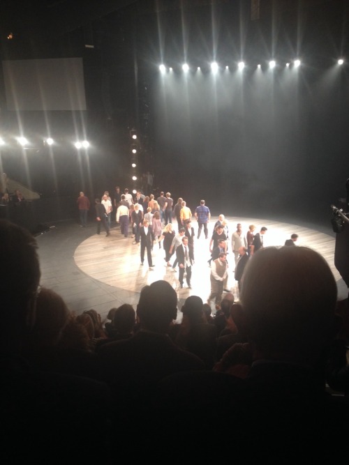 waggers12:Curtain call at the national theatre 50th anniversary performance! This cast is just out