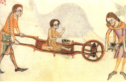 The Luttrell Psalter (British Library, Add. MS 42130) is an illuminated manuscript written and illus